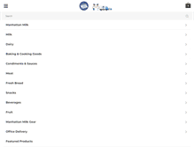 Tablet Screenshot of manhattanmilk.com